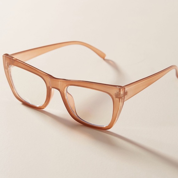 NWT! Anthropology Tracey Blue Light Glasses - Picture 3 of 3